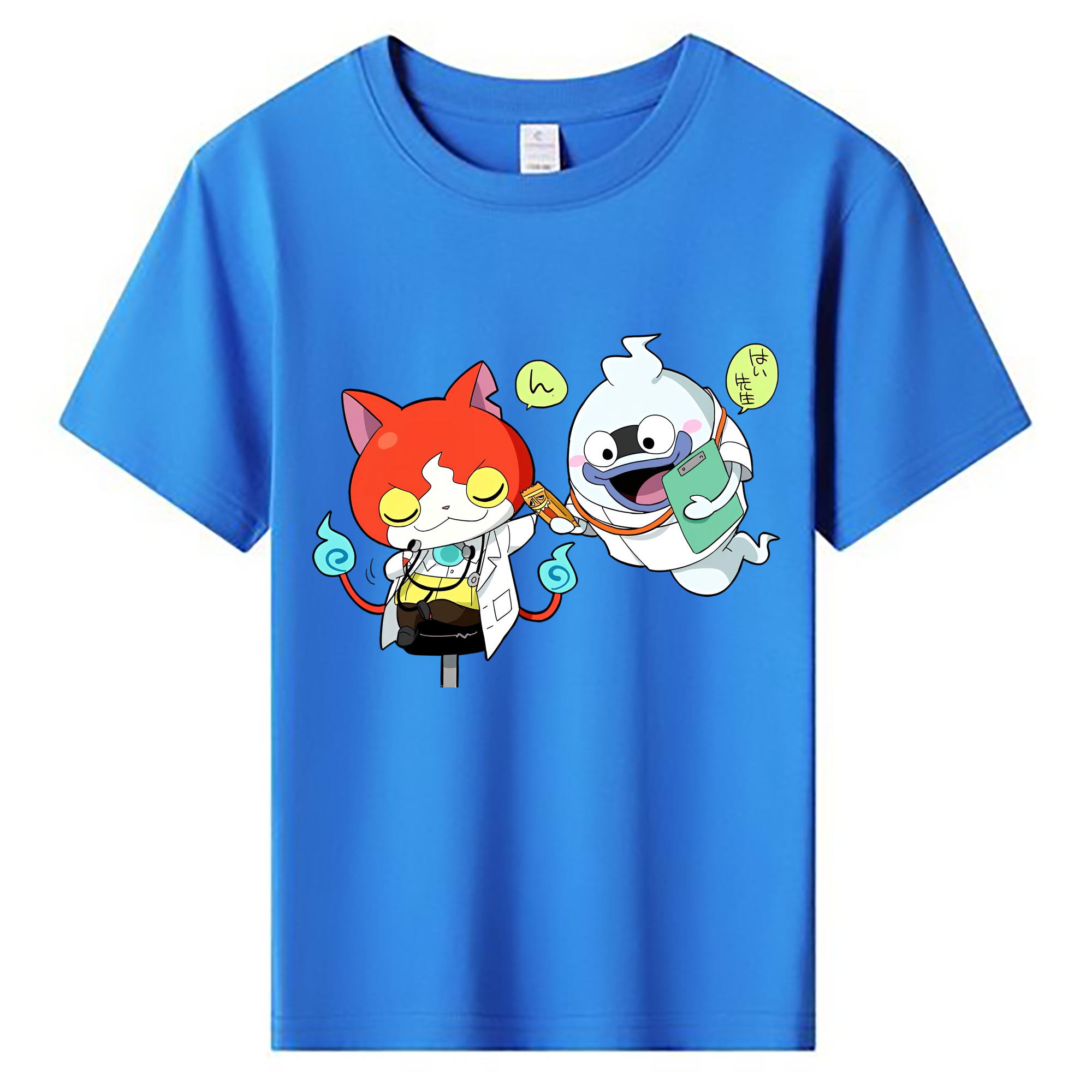 （画像用） 妖怪ウォッチ Yo-kai Watch 綿100％キッズTシャツ（フロントプリント）